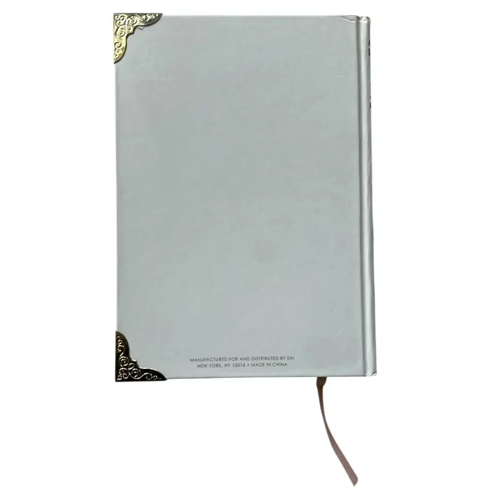 LOVE Floral Hardcover Journal Notebook Gold Foil Corners Ribbon Bookmark